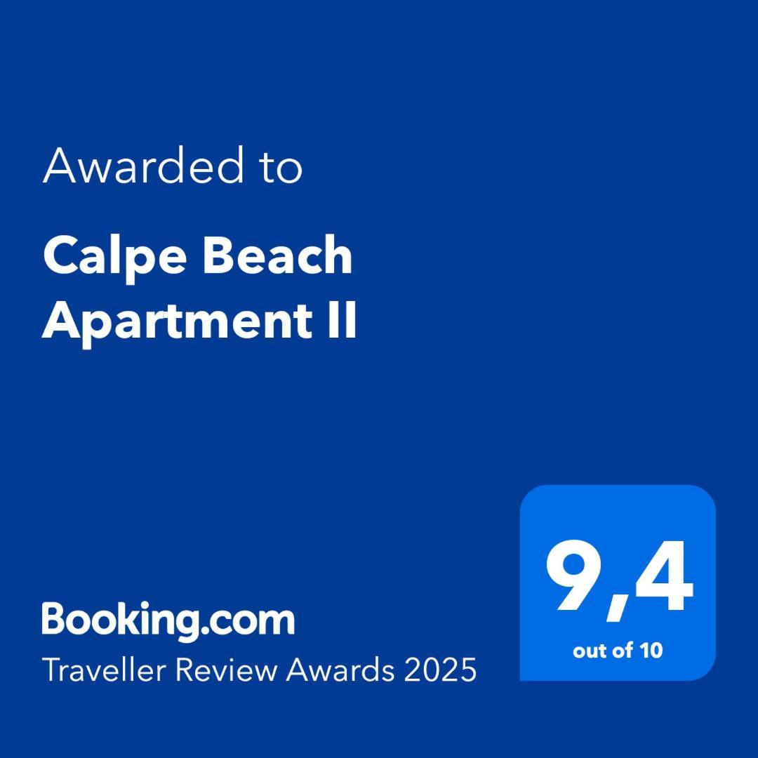 Calpe Beach Apartment II Turquesa Beach Ifach Exterior photo